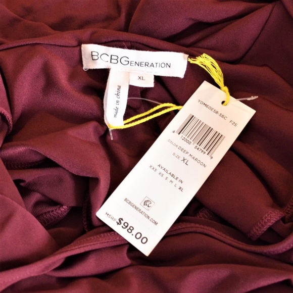 BCBGENERATION Draped Open Back Dress - Picture 5 of 6